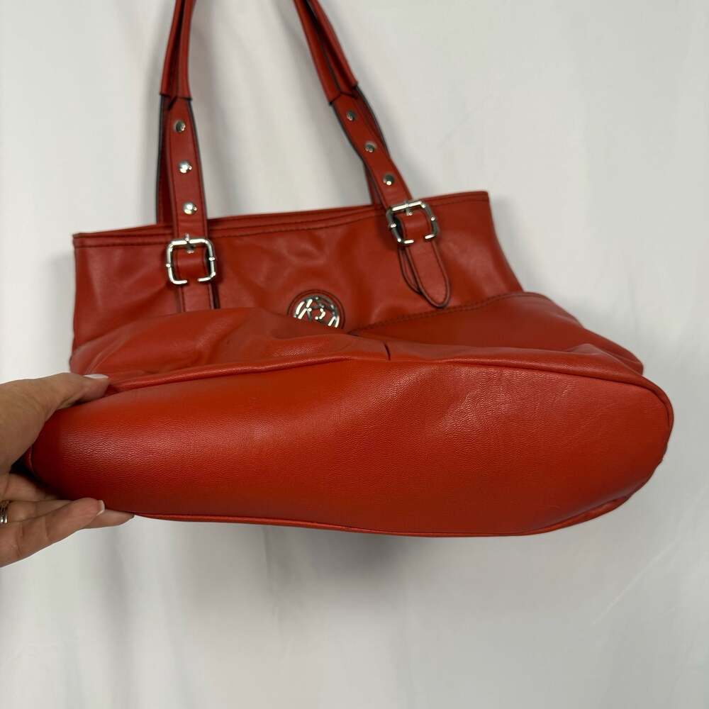 Relic Red Faux Leather Multi-Pocket Tote Shoulder Bag - Picture 4 of 12